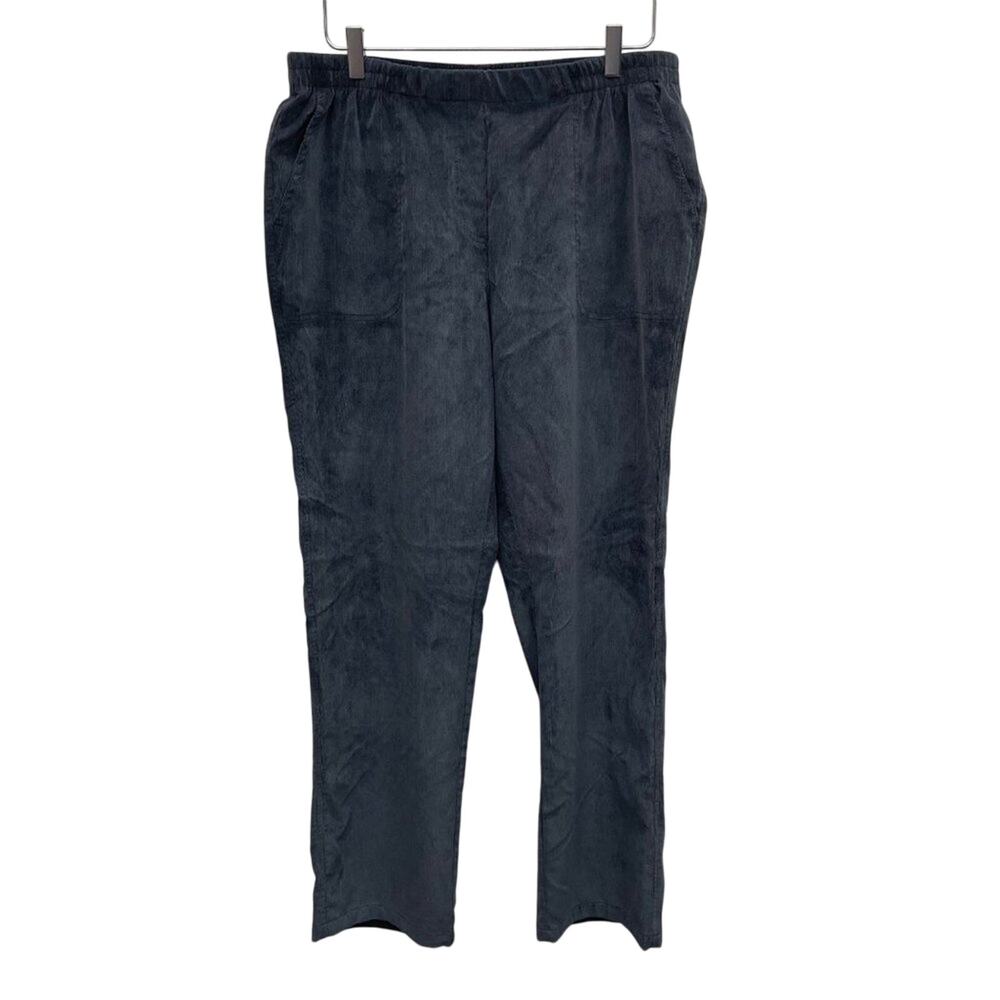 Allison Daley Gray Thin Wale Corduroy Pants Size 12R